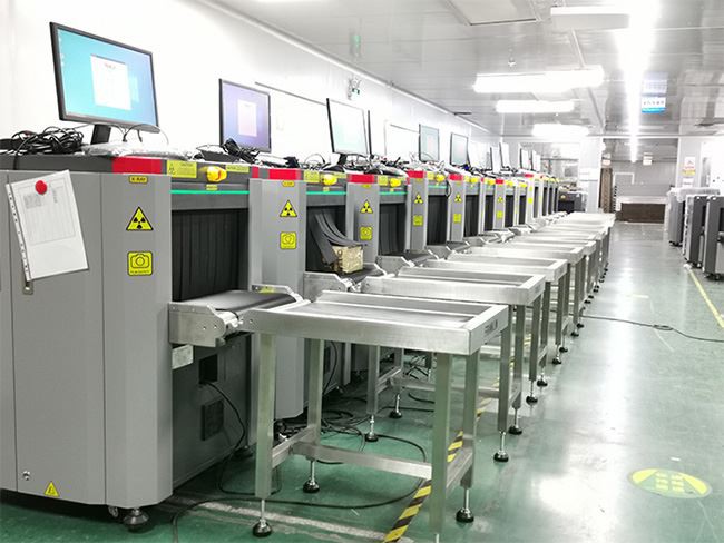 x ray baggage scanner
